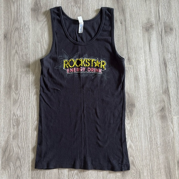 Other Tops - Black tank top women’s Rock Star Energy